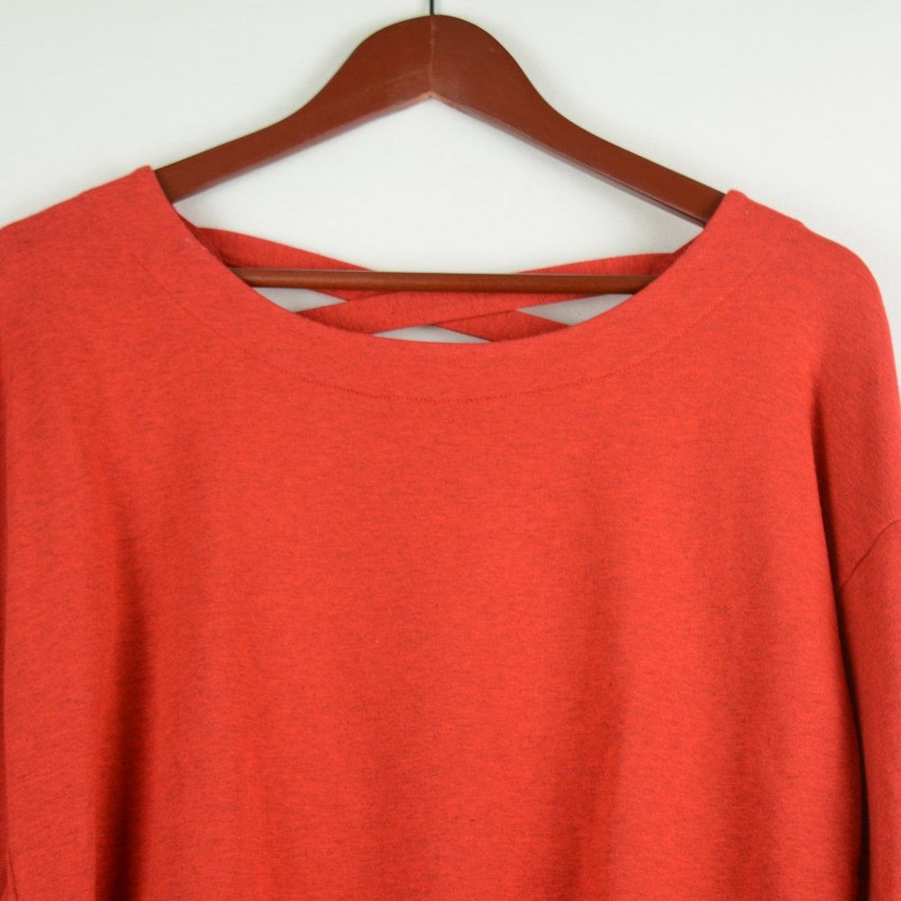 Splendid Varsity Cross Back Knit Shirt S - Picture 4 of 8